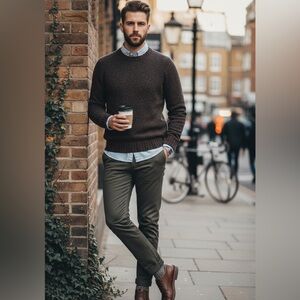 TOPMAN Multicolored Flecked Knit Crewneck Sweater - Size S - NWOT